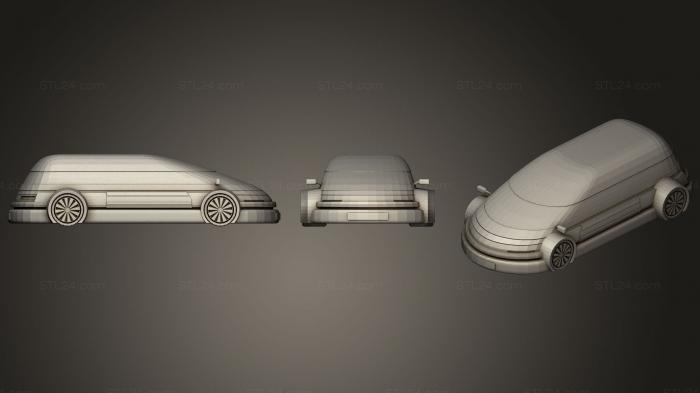 Автомобили и транспорт (ашина будущего прототип, CARS_0190) 3D модель для ЧПУ станка